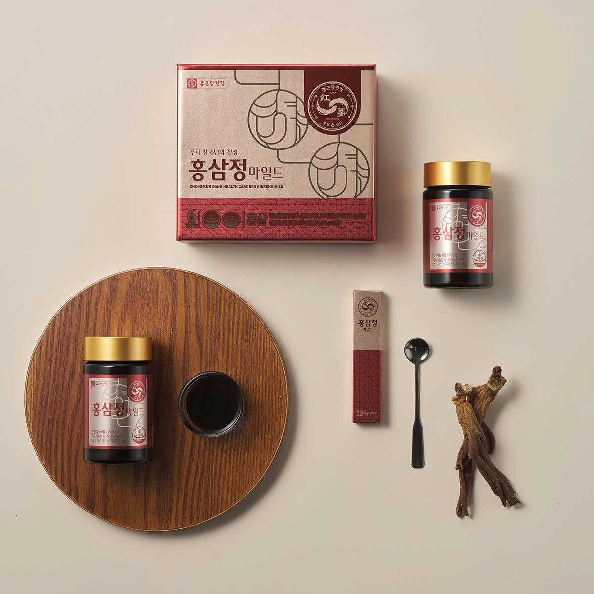 Chong Kun Dang Health Red Ginseng Extract Mild Set | 240 g × 2 Bottles