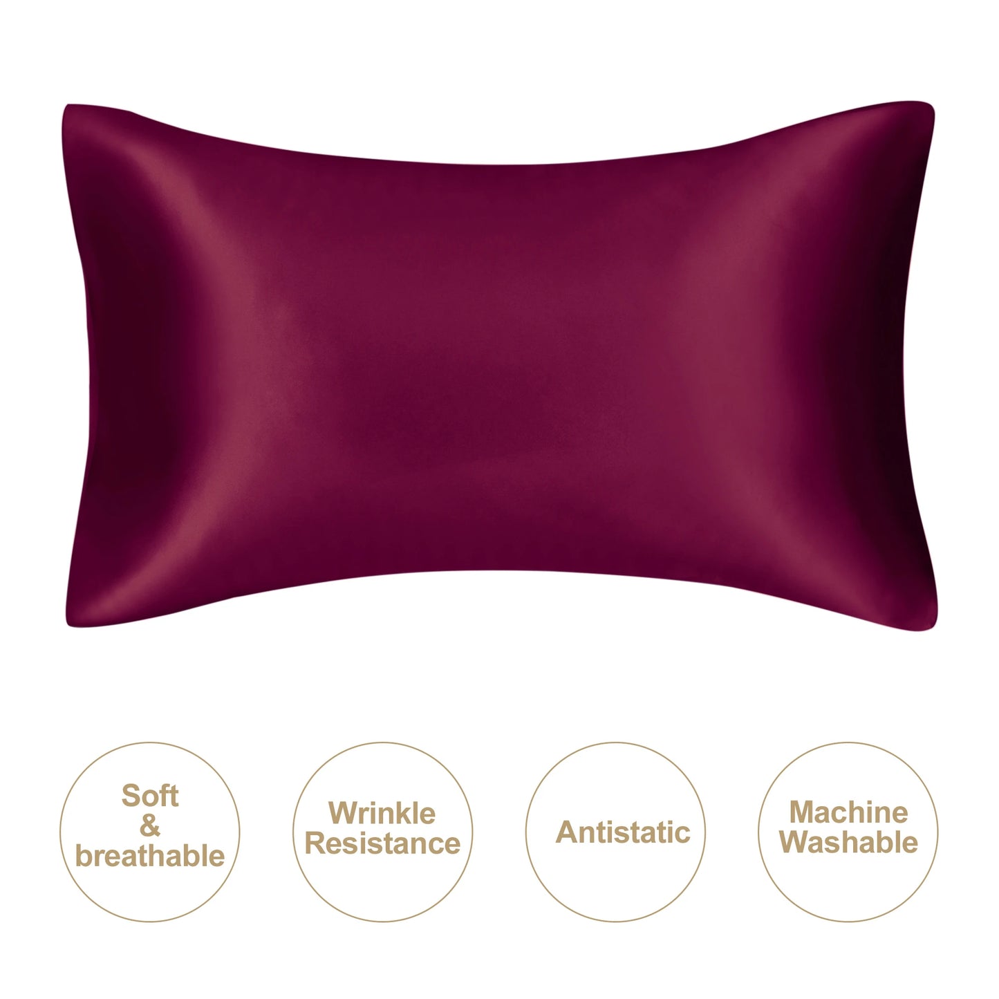 JuwenSilk Mulberry Silk Pillowcase
غطاء وسادة من حرير