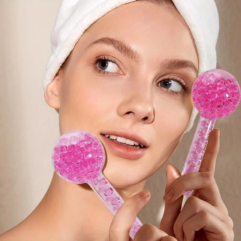 2pcs Cooling LCE Facial Globes
كرتين ثلج LCE لتبريد الوجه