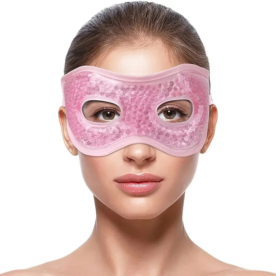 Eye Masks for Puffy Eyes Reusable Hot Cold قناع عين جل بارد وساخن