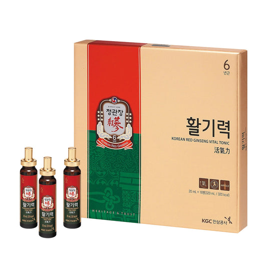 Jeonggwanjang Vitality 20ml x 16 bottles JKJ Red Ginseng Vital Tonic 20ml x 16ct