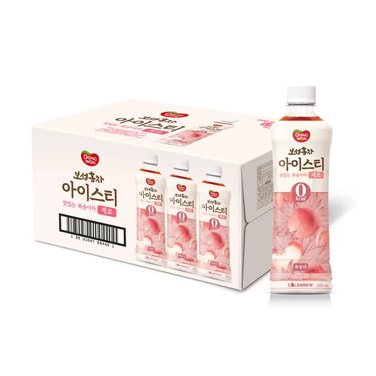 Dongwon Boseong Hongcha Black Iced Tea | 500 ml × 24 Bottles