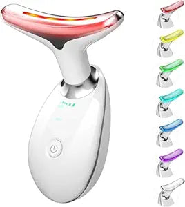 7-in-1 face massager tool combines advanced red light therapy with multiple functionalities to enhance your skin care routine
