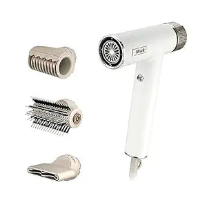 Shark Hair Dryer SpeedStyle RapidGloss Finisher and High-Velocity, deliver quick drying without heat damage, Best for Curly and Coily Hair, Silk, HD332