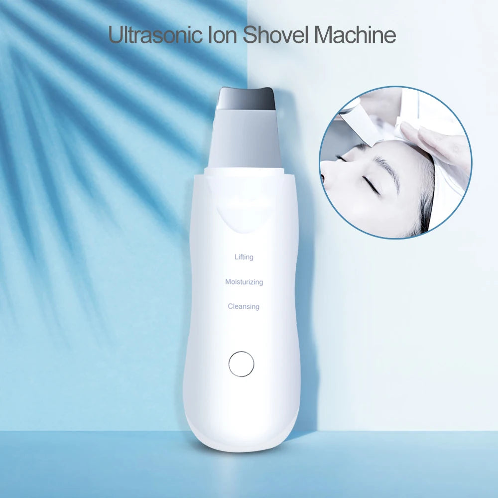 Ultrasonic Facial Skin Scrubber
جهاز تقشير وتنظيف البشرة بالموجات فوق الصوتية