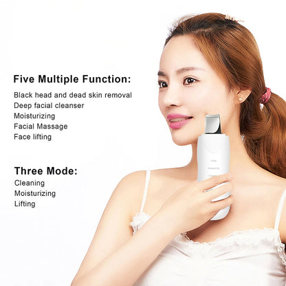 Ultrasonic Facial Skin Scrubber
جهاز تقشير وتنظيف البشرة بالموجات فوق الصوتية