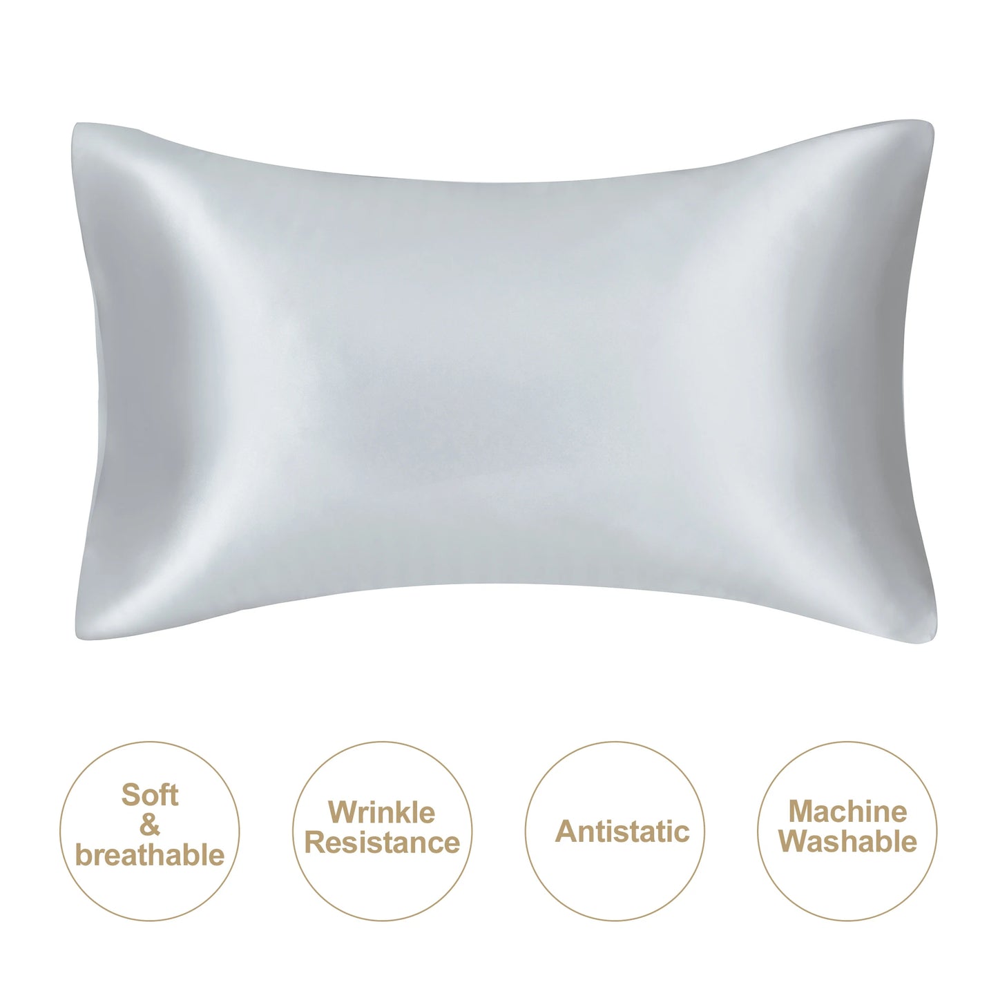 JuwenSilk Mulberry Silk Pillowcase
غطاء وسادة من حرير