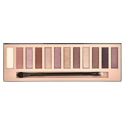 L.A. Girl, Beauty Brick, 12 Color Eye Palette, GES331 Nudes, 0.42 oz (12 g)