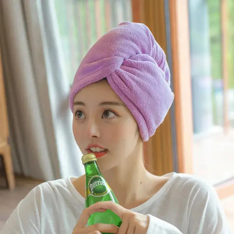 Microfiber Quick-Dry Hair Towel منشفة شعر مايكروفايبر سريعة الجفاف