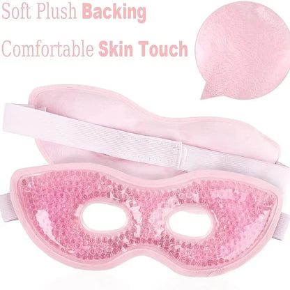 Eye Masks for Puffy Eyes Reusable Hot Cold قناع عين جل بارد وساخن