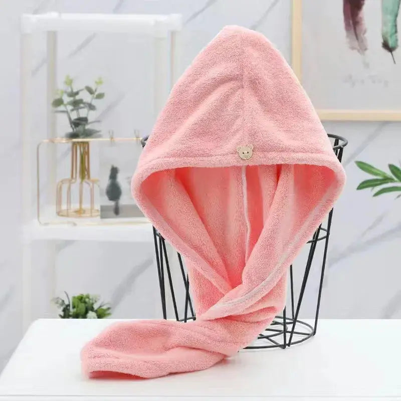 Microfiber Quick-Dry Hair Towel منشفة شعر مايكروفايبر سريعة الجفاف