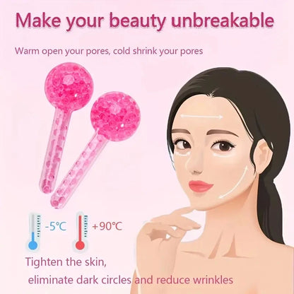 2pcs Cooling LCE Facial Globes
كرتين ثلج LCE لتبريد الوجه
