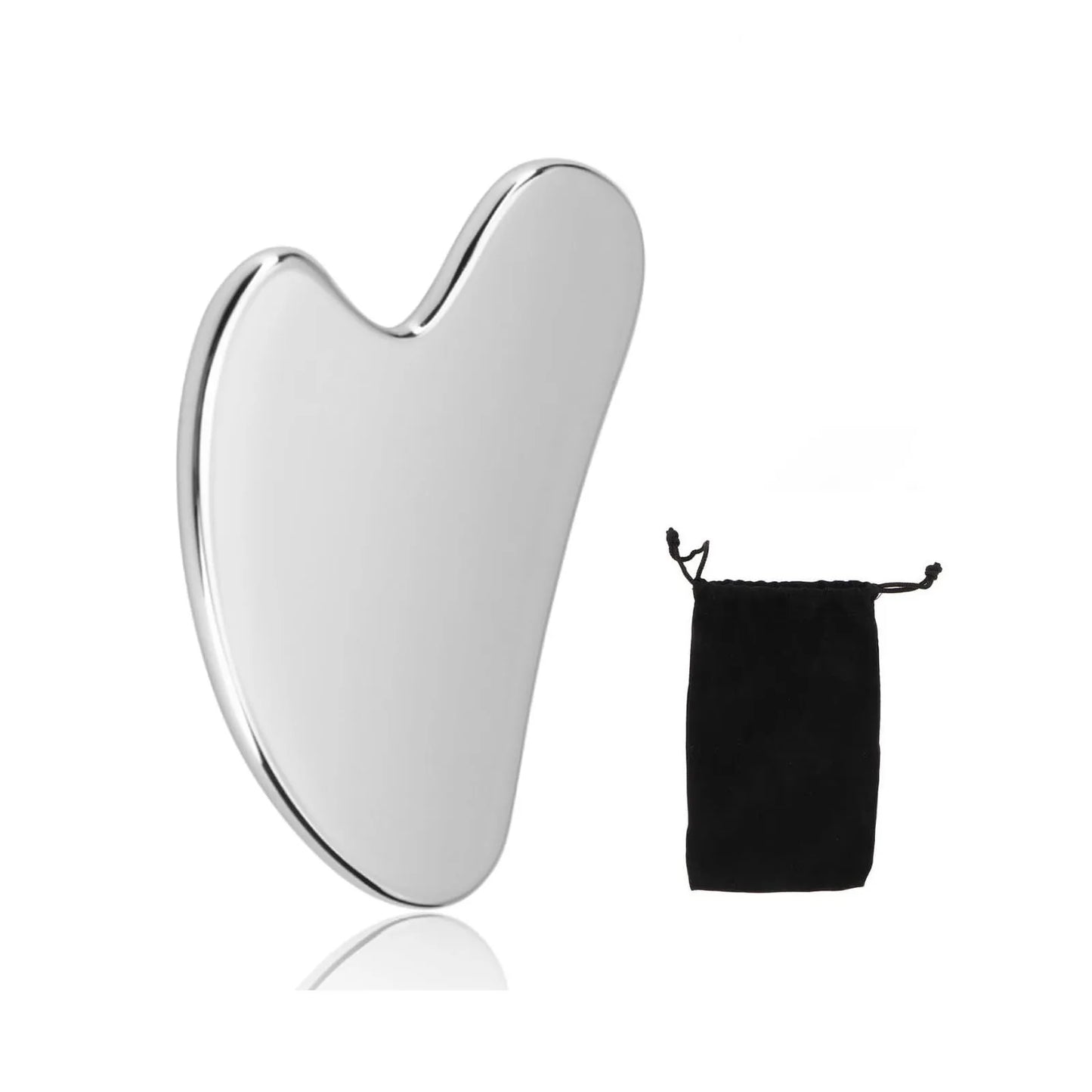 Stainless Steel Facial Gua Sha Setمجموعة جوا شا للوجه من الفولاذ
