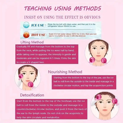 2pcs Cooling LCE Facial Globes
كرتين ثلج LCE لتبريد الوجه