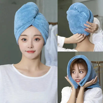 Microfiber Quick-Dry Hair Towel منشفة شعر مايكروفايبر سريعة الجفاف