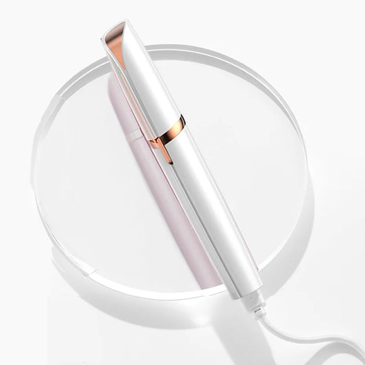 Mini Electric Eyebrow Trimmer – Painless and portable tool for smooth facial hair removal. Ideal for eyebrows, lips, and peach fuzz