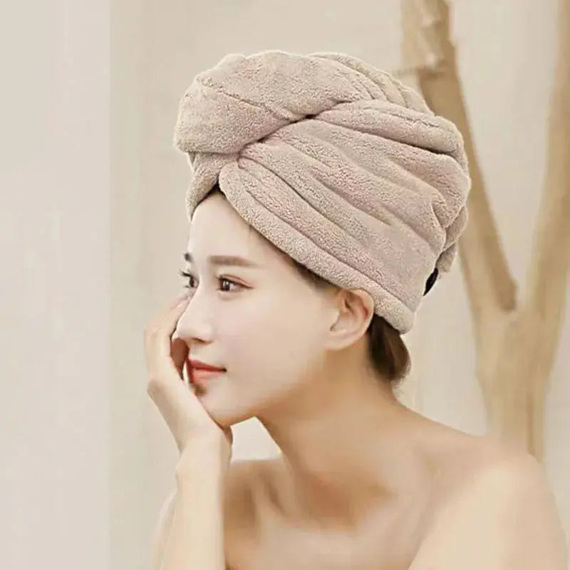 Microfiber Quick-Dry Hair Towel منشفة شعر مايكروفايبر سريعة الجفاف