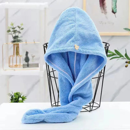 Microfiber Quick-Dry Hair Towel منشفة شعر مايكروفايبر سريعة الجفاف