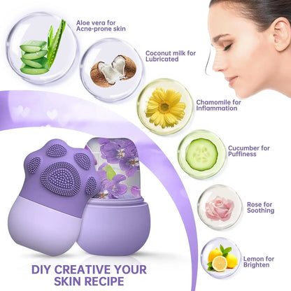 Silicone Facial Ice Roller Tool
أداة ثلج سيليكون للوجه