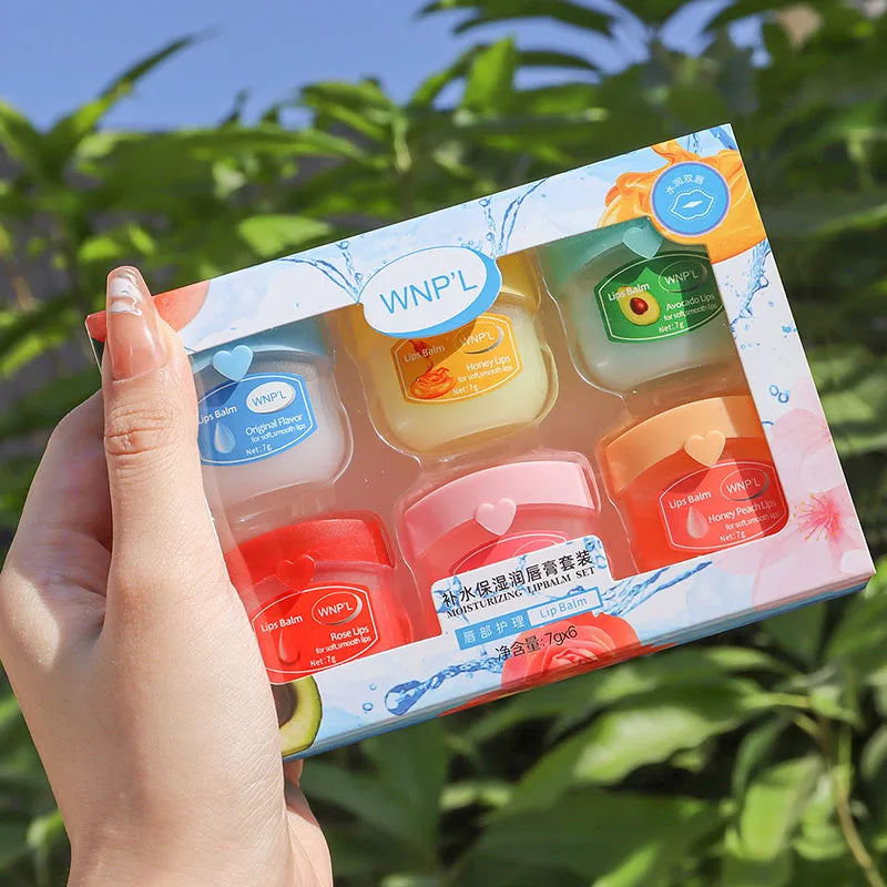 New 4/6/8pcs Moisturizing Lip Balm Sets Lipstick