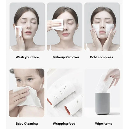 Disposable Face Cotton Tissue For Washing