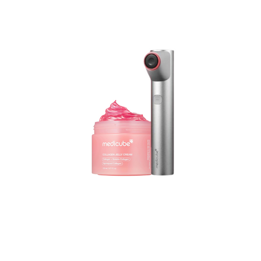 مجموعة Medicube AGE-R High Focus Shot مع Collagen Jelly Cream